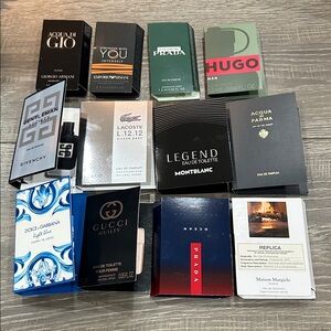 12 pieces men’s samples collection